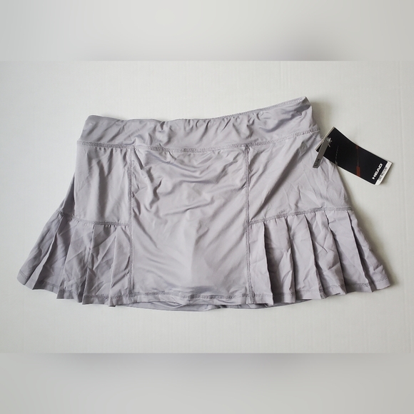 Head Pants - Head Women's Light Gray Pleated Skort XL